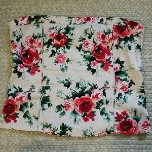 Southern Pink Floral crop Top